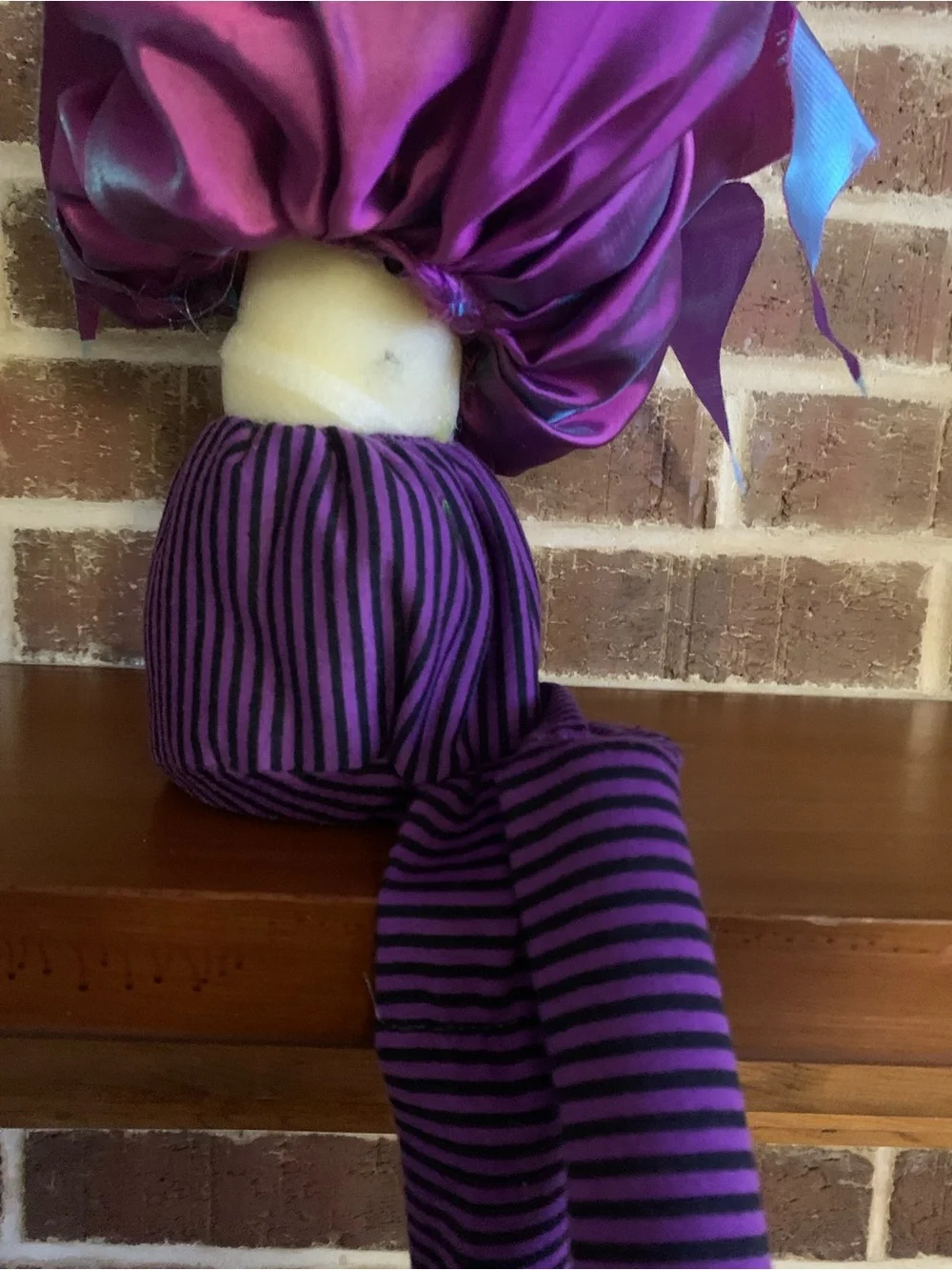 Vintage 27” Witch Doll Shelf Sitter Witchy Halloween Decor